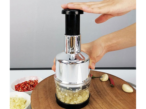 Daržovių ir vaisių smulkintuvas česnakams rankinis smulkintuvas smulkintuvo konteineris