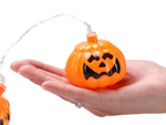 Lumières 10 led hanging pumpkins halloween 200cm glowing decoration pumpkin decoration