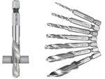 M3-10m hex tapping drill bits hss tapping set 6 pcs