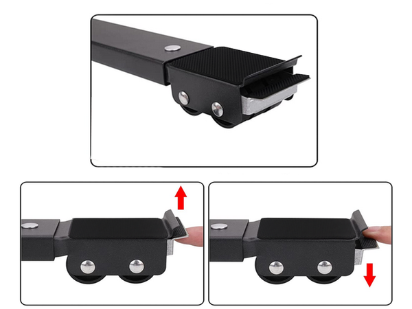 Movable base for washing machine stand on wheels