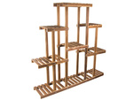 Blumentopf hochstehendes holzblumenbeet 3-stöckiges bücherregal