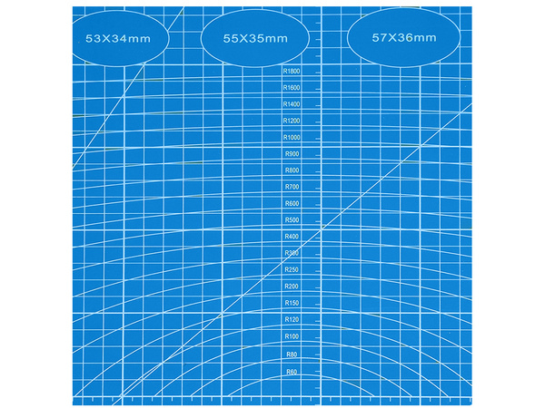 Paštaisnojošs griešanas paklājiņš a1 modelēšanas divpusējs