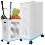Wheeled basket for laundry, underwear, toys, storage, spacious