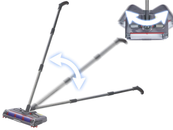 Bezdrôtový ručný vysávač s 360° otočnou elektrickou kefa kaśka