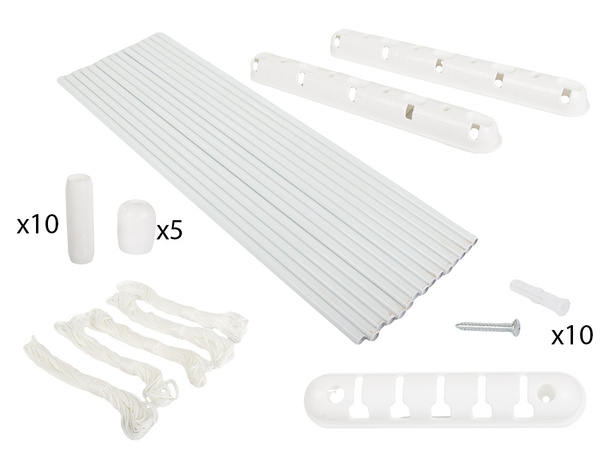 Lubų džiovykla skalbiniams džiovinti 5 strypai 180 cm vonios kambarys balkonas