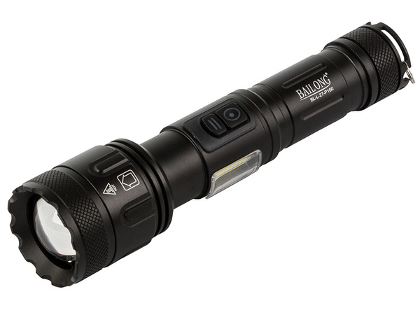 Тактический фонарь bailong cree led xhp160 cob power