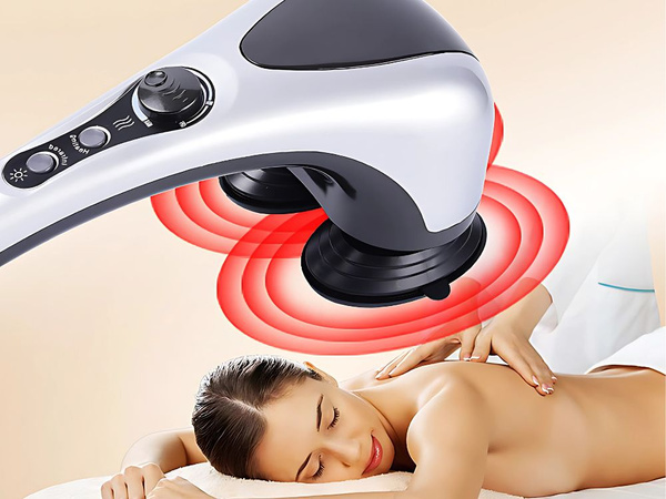 Double vibro-masseur corporel chauffant amincissant cellulite