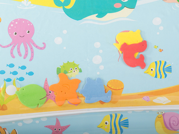 Tapis d'eau sensoriel gonflable pour les tout-petits