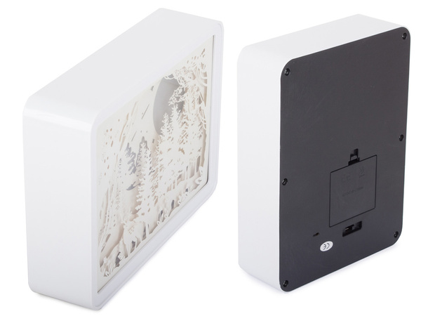 Lampka nocna tablica 3d kolory rgb led pilot dotyk