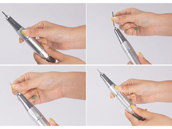 Pedicure manicure skills 80w professional powerful + municipes 6pcs