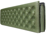 Foam folding hiking mat thermal seating carimata in the mountains
