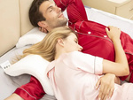 Oreiller orthopédique avec emmanchure pour le sommeil mémoire blanc arche
