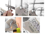 Cordones de zapatos sin atar goma flexible