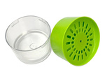 Dishwashing liquid dispenser sponge dispenser