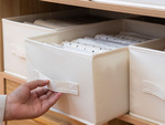 Clothes organiser underwear trousers drawer wardrobe socks white