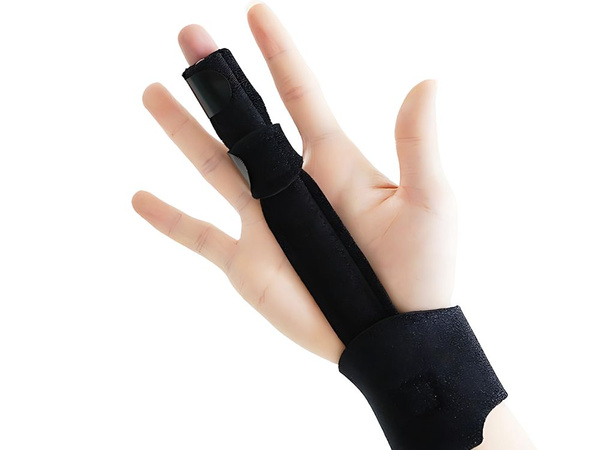 Pirkstu stabilizators auduma aproce ar velcro siksnu