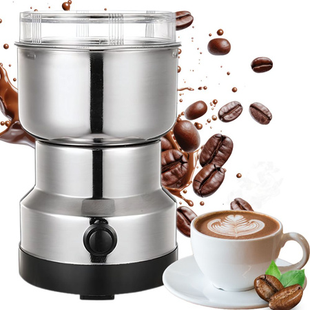 Kaffeemühle zum Mahlen von Kaffeebohnen, Nüssen und Gewürzen, leistungsstark, elektrisch, robust