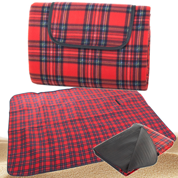 Water resistant plain plain picnic block large with insulation xxl 150x200cm