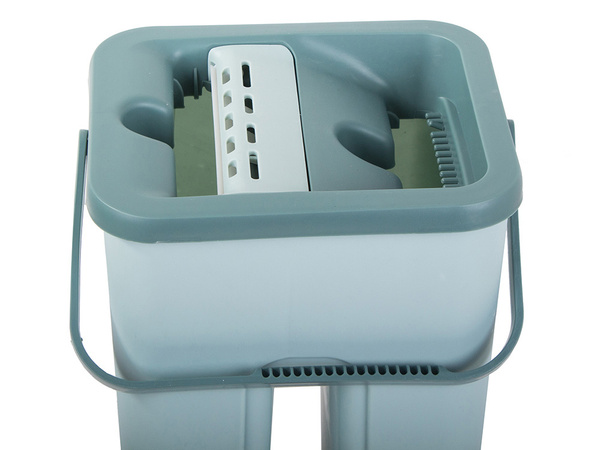 Forgó lapos felmosórongy kétkamrás csavaró vödör