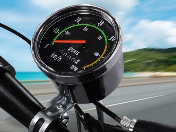 Compteur de vitesse rétro classique pour bicyclette