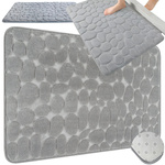 Bathroom mat soft absorbent anti-slip large 80x50 for shower