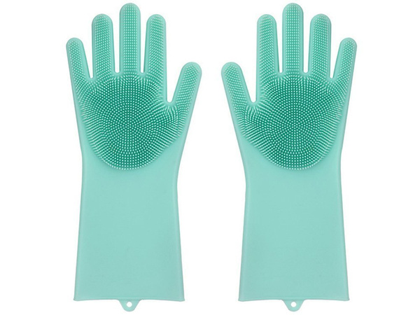 Guantes lavavajillas estropajo silicona cocina