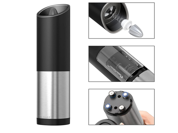 Elektrický gravitačný mlynček na korenie na soľ