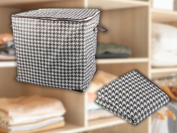 Kleiderschrank container stoff organizer leinen kleidung falten 100l