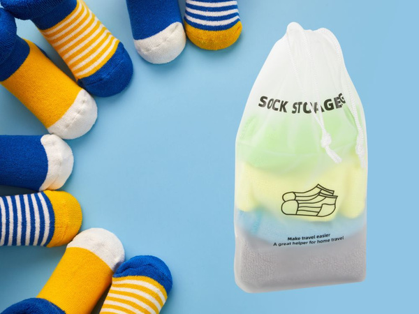 Sac à chaussettes de voyage organisateur d'avion imperméable pour le voyage