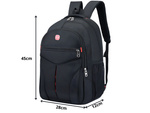 Rucsac urban școală tineret sport 15l negru 3 compartimente pentru laptop