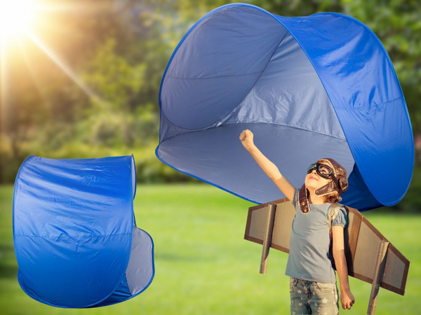 Large beach tent self folding uv garden screen cover