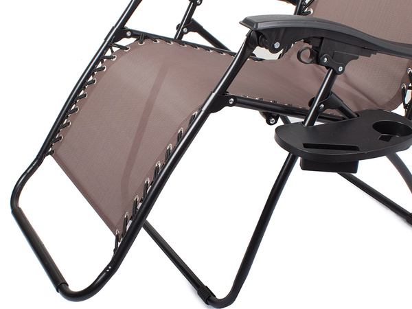 Silla de playa plegable gravedad cero 2en1 silla turística