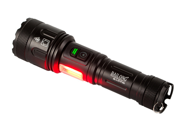 Тактический фонарь bailong cree led xhp160 cob power
