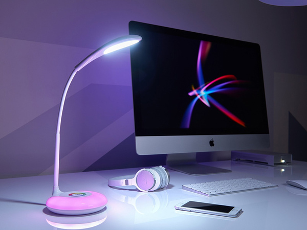 Lampă de birou led rgb 256 culori