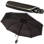 Regenschirm faltbarer regenschirm automatic fiber schwarz