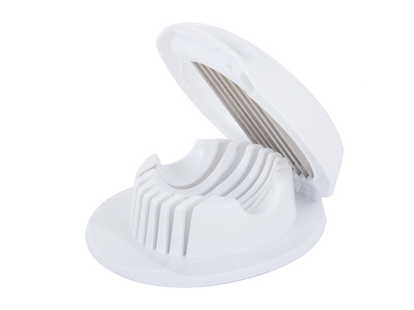 Boiled egg slicer for slicing eggs
