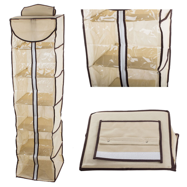 Organizador de armario estante colgante con 6 estantes 120cm