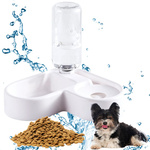 2in1 doppel-futter- und wassernapf mit 500 ml reservoir für hund und katze