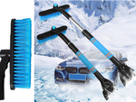 Cepillo rascador cepillo telescópico plegable para cristales de coche nieve hielo