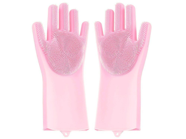 Guantes lavavajillas estropajo silicona cocina