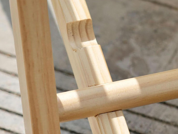 Tumbona de madera sillas de playa jardín plegable cojín silla de playa