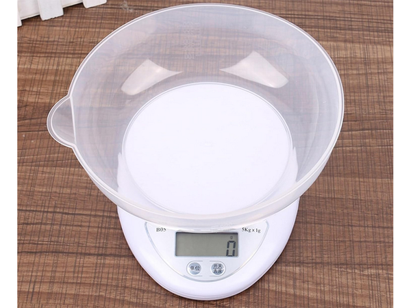 Pesador digital electronico de cocina con lcd 5 kg dimension cerveza