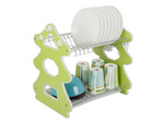 Dishwasher drying rack double-decker