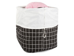 Folding basket for laundry toys large lockable
