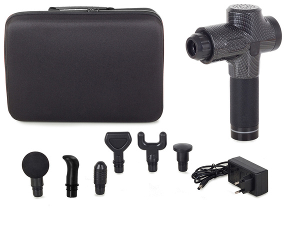 Massage gun body massager lcd powerful wireless set case