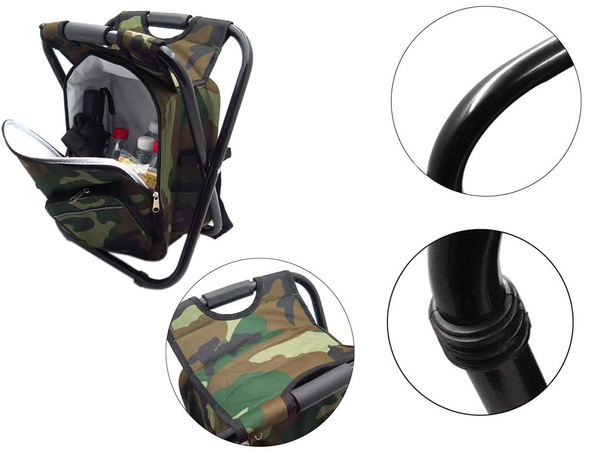 Rybárske kreslo s batohom skladacia taška 3v1