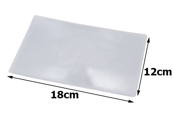 Lupa do czytania soczewka fresnela 18x12 b6 kartka