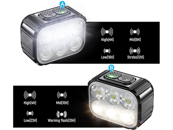 Lampă de bicicletă led spate față set usb pentru ghidon de bicicletă baterie reîncărcabilă
