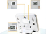 Thermometer hygrometer clock electronic calendar internal wireless