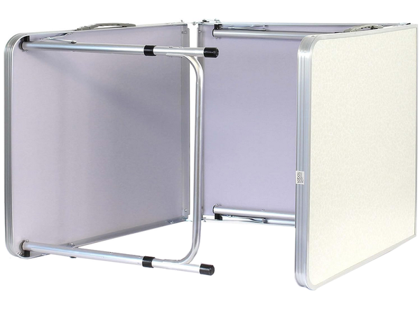 Skladací cestovný stôl kempingový záhradný stôl veľký 180x60 kufor